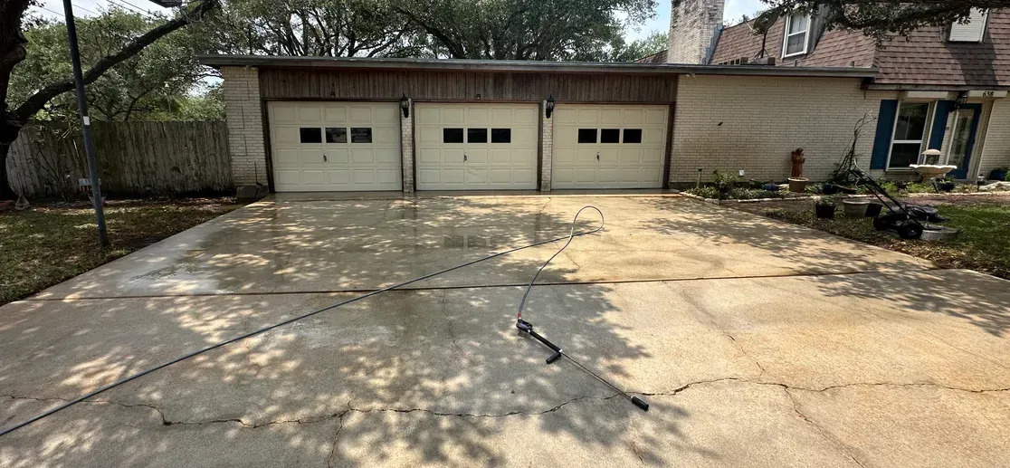 Driveway — Pressure Wash — After