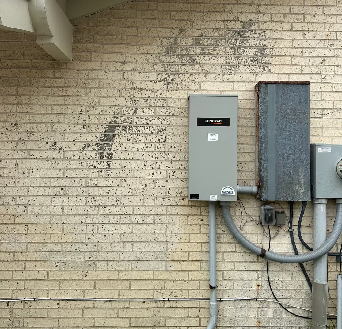 House Wall — Soft Wash — Before